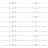 200Pcs Iron Bowknot Buckles IFIN-TA0001-72S-2