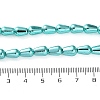 Electroplated Synthetic Non-Magnetic Hematite Beads Strands G-C248-H01-6x12mm-5
