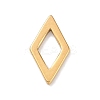 Golden Plated 304 Stainless Steel Charms STAS-K286-03B-G-1