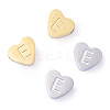 4Pcs 2 Colors Stainless Steel Beads STAS-TA0002-73-2