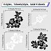 4Pcs 4 Styles PET Waterproof Self-adhesive Car Stickers DIY-WH0308-225A-094-2