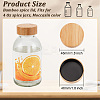 Spice Jars Lids LS-WOOD-WH0027-88-2