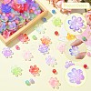 DIY Round Flower Acrylic Beads Jewelry Making Kits DIY-CJ0002-82-3