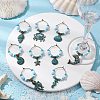 Sea Animal Alloy Wine Glass Charms AJEW-JO00259-1