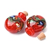 Handmade Lampwork Perfume Bottle Pendants LAMP-H072-01C-2