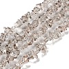 Spray Painted Transparent Glass Beads Strands GLAA-P060-01B-05-1