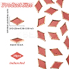 30Pcs Colored Glass Mosaic Tiles DIY-OC0009-43C-2