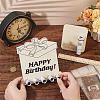 Happy Birthday Laser Cut Wooden Money Holder Display Stands AJEW-FG0004-31-3