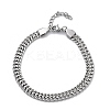 304 Stainless Steel Chains Bracelets BJEW-U017-02P-4