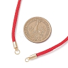 3Pcs 3 Colors 3MM Round Nylon Twisted Cord Necklace Making AJEW-JB01469-2