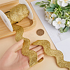 5 Yards Polyester Wavy Fringe Trim Ribbon OCOR-GF0003-45B-3
