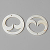Natural Freshwater Shell Pendants SHEL-N026-80-3
