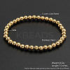 Shell Round Beads Stretch Bracelets for Men Women NU4879-4-1