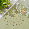 80Pcs 10 Styles Flower Brass Bead Caps KK-ME0001-79-4