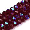 Electroplate Glass Beads Strands LS-EGLA-A034-T3mm-L21-1