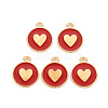 Alloy Enamel Pendants ENAM-S121-181D-1