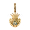 304 Stainless Steel with Rhinestone Pendants LS-STAS-Z171-25G-01-1