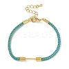 Braided Nylon Cord Bracelet Making MAK-L043-01G-02-1