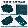 Velvet Jewelry Flap Pouches ABAG-WH0038-43D-4