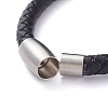 Unisex Leather Cord Bracelets BJEW-JB04852-02-4