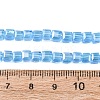 Electroplate Glass Beads Strands EGLA-D018-4x4mm-41-3