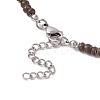 Summer Beach Synthetic Turquoise & Natural Coconut Beaded Neklaces NJEW-JN05208-01-5