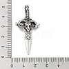 304 Stainless Steel Pendants STAS-M336-02C-AS-3