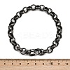 316 Surgical Stainless Steel Chain Bracelets BJEW-C125-15AS-3
