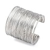 Iron Cuff Bangles BJEW-G741-05P-5