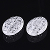 Transparent Crackle Acrylic Beads CACR-N003-33-2