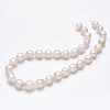Natural Baroque Pearl Keshi Pearl Beads Strands PEAR-Q007-16-4