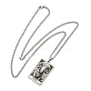 Non-Tarnish 304 Stainless Steel Tarot Pendant Necklaces NJEW-A026-01P-01-3