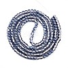 Baking Paint Transparent Glass Beads Strands DGLA-N011-4mm-08-2