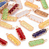 Crackle Glass Pendants GLAA-Q088-015-1