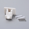 (Clearance Sale)Plastic Self Adhesive Curtain Rod Hanger FIND-WH0070-01-1