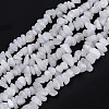 Natural White Jade Beads Strands X-G-F703-02-2