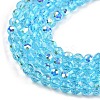 Electroplate Transparent Glass Beads EGLA-B013-02A-AB03-3