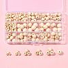 241Pcs 5 Styles Natural Unfinished Wood Beads WOOD-FS0002-36-7