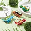 Cartoon Dinosaur PVC Plastic Keychain KEYC-JKC00673-2