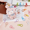 30Pcs 10 Colors Baking Paint Alloy Swivel Clasps FIND-FH0012-18-5