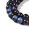 Baking Paint Glass Bead Strands GLAA-H031-01B-05-4