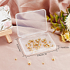 40Pcs 2 Style Brass Beads KK-BBC0001-58-7