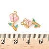 304 Stainless Steel Enamel Pendants STAS-I346-17G-02B-3