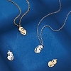 12Pcs 2 Colors 304 Stainless Steel Pendants STAS-UN0028-61-3