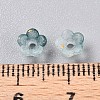 Frosted Transparent Acrylic Beads OACR-N137-72L-4