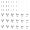 304 Stainless Steel Lobster Claw Clasps STAS-UN0006-29P-1