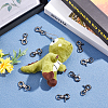 Zinc Alloy Swivel Lobster Claw Clasps PALLOY-PH0001-01B-6