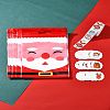 Christmas Theme Rectangle Plastic Zip Top Candy Storage Bags OPP-FS0001-11-9