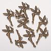 Zinc Alloy Fairy Sprite Charms PALLOY-QA1977-AB-FF-1