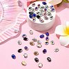 Flat Back K9 Glass Rhinestone Cabochons MRMJ-YW0001-064B-4